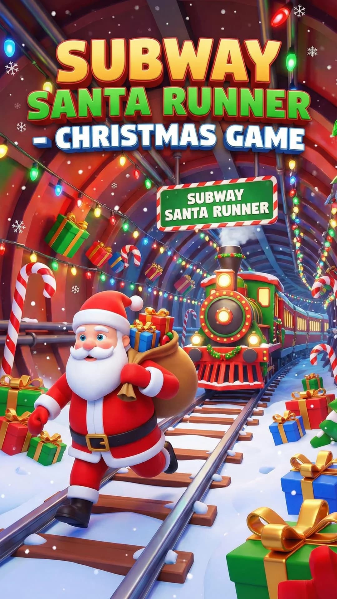 Subway Santa Runner Christmas