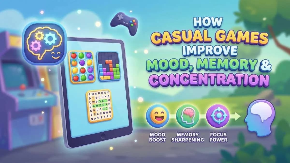 How Casual Games Improve Mood, Memory & Concentration