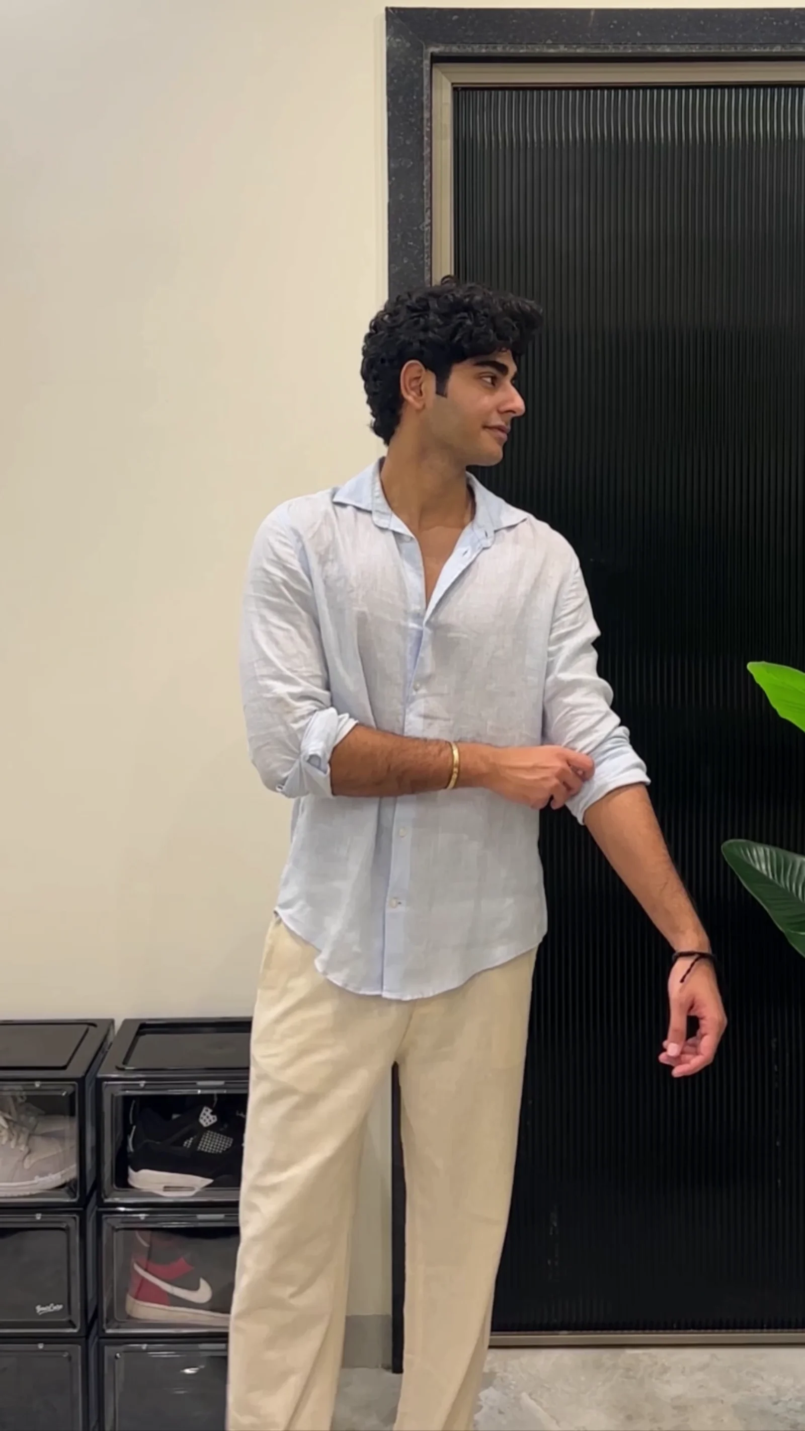 Light Blue Linen Shirt