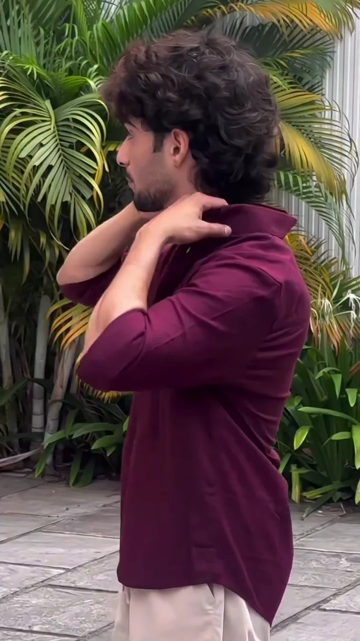 Classic Maroon Men’s Festive Kurta