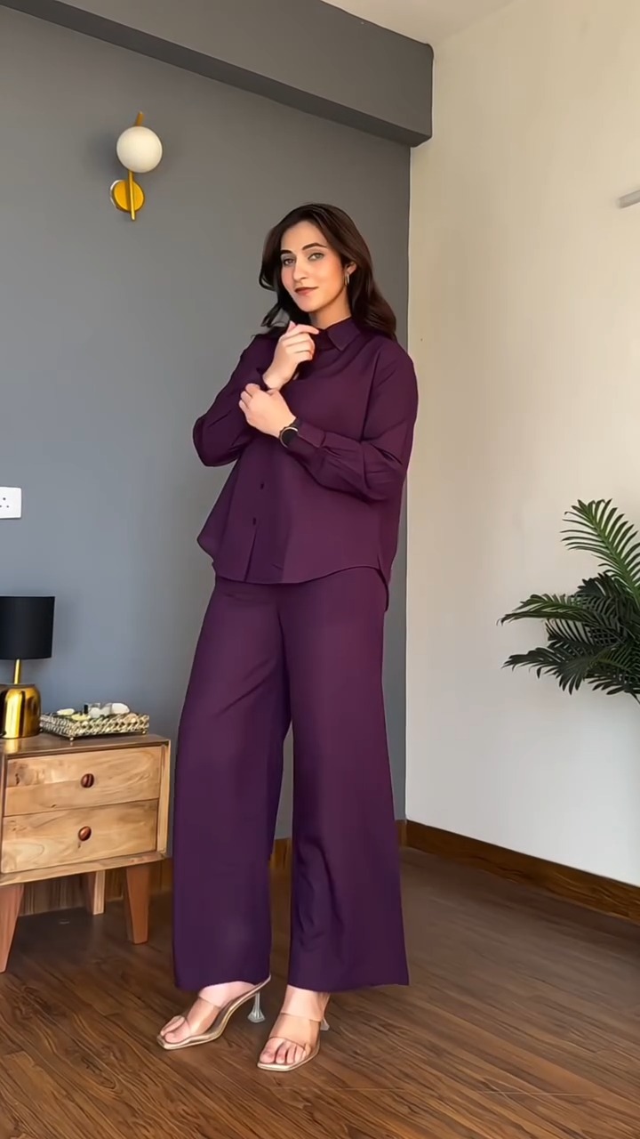 Plum co-ord set